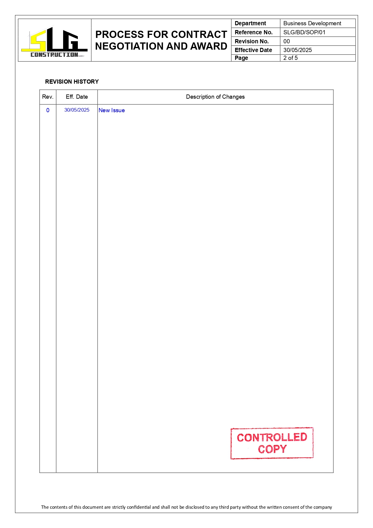SLG-PRO-SOP Page 2